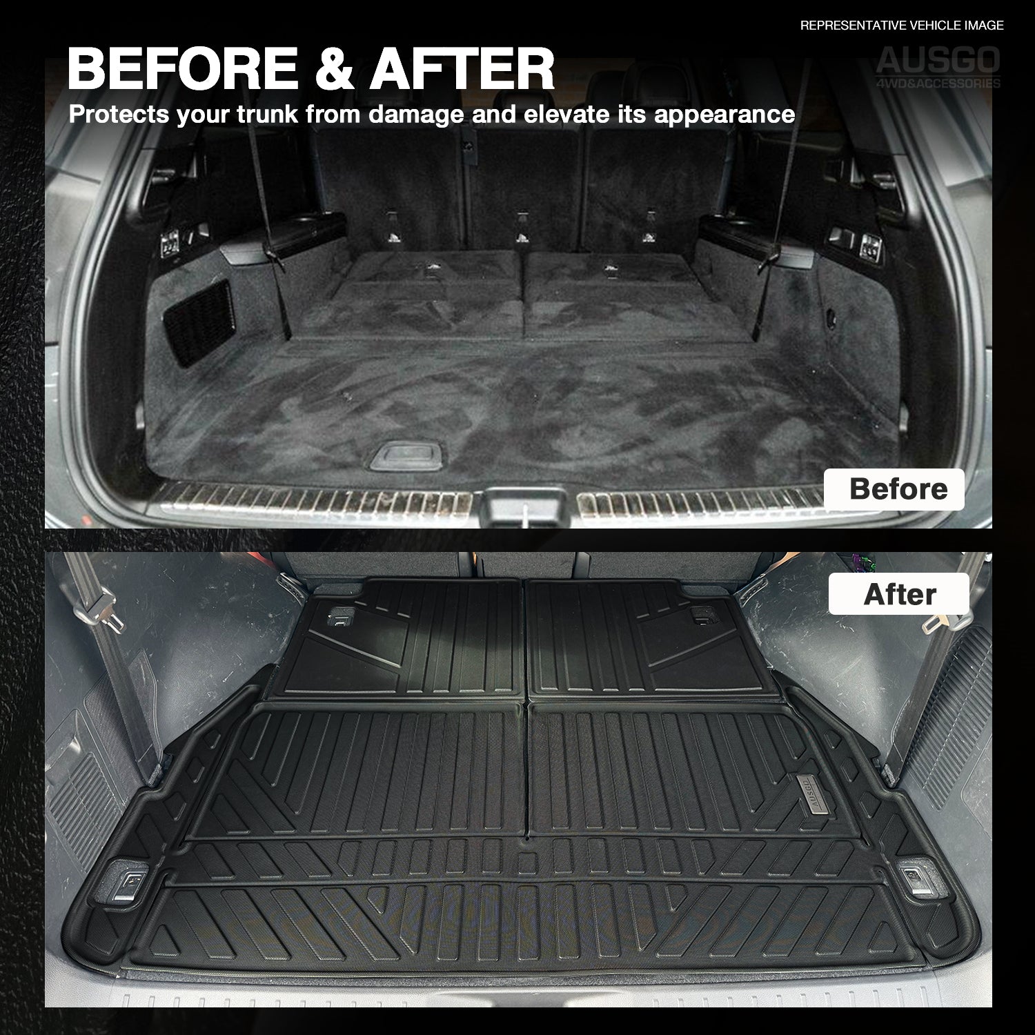 Boot Liner for Toyota Land Cruiser 300 Series 7-Seat 2021-Onwards