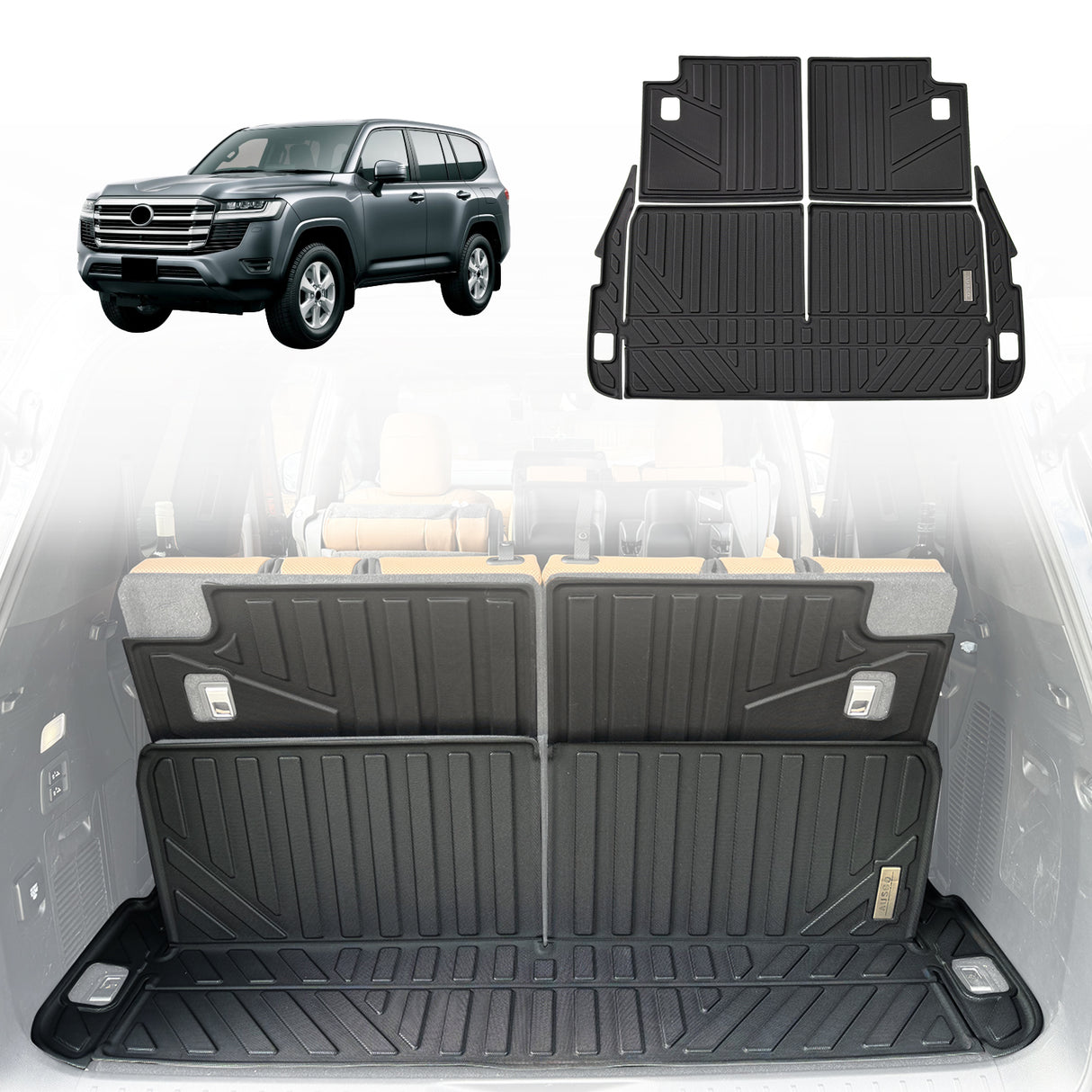 Boot Liner for Toyota Land Cruiser 300 Series 7-Seat 2021-Onwards