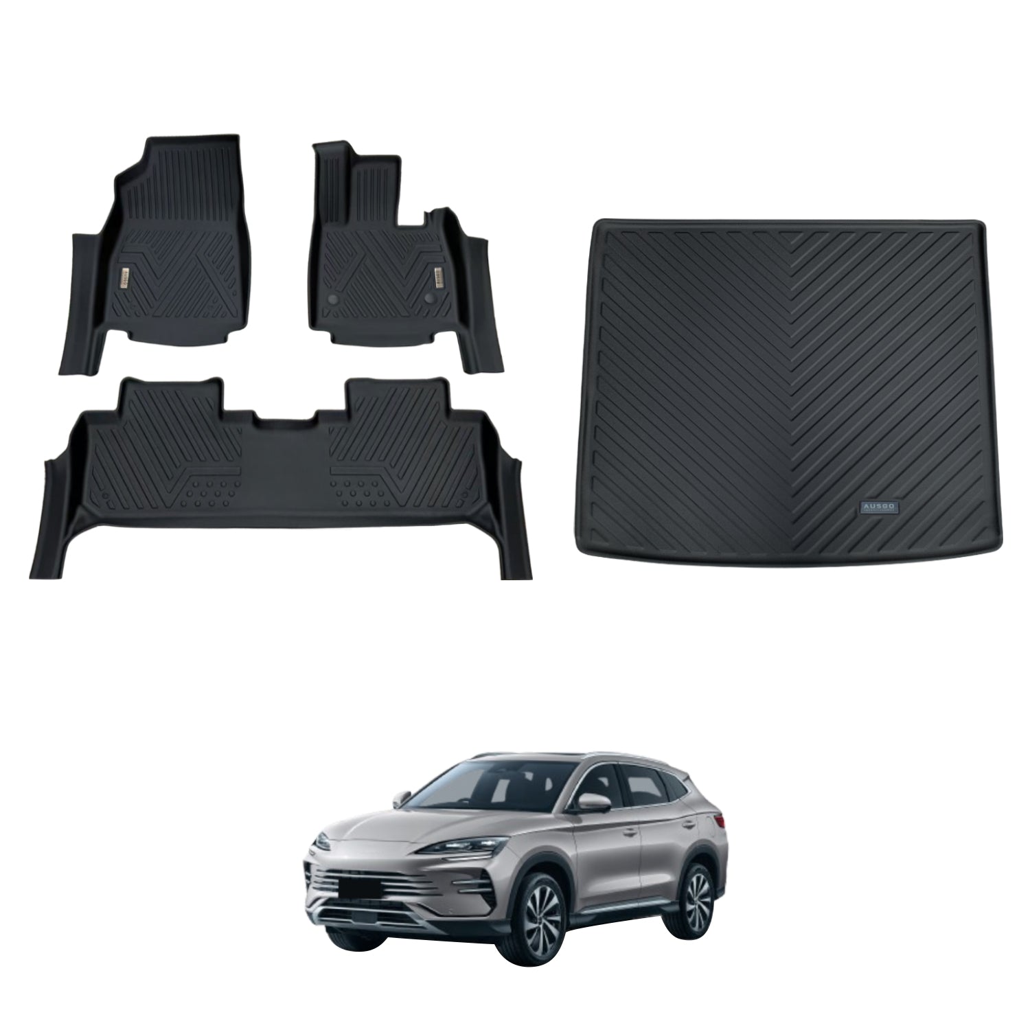 5D Car Floor Mats for BYD SEALION 6 2024-Onwards