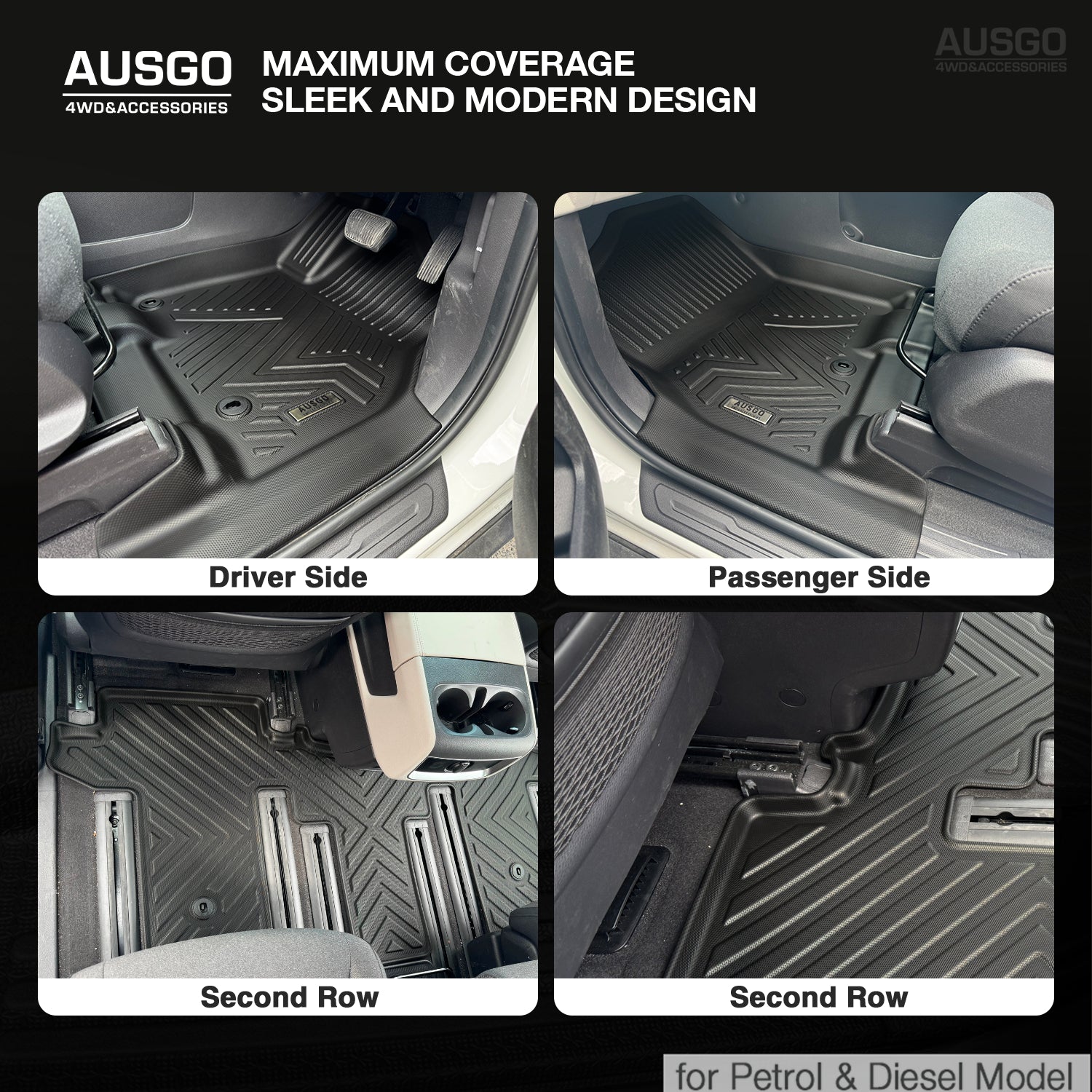 5D Car Floor Mats for KIA Carnival KA4 Series 2020-Onwards