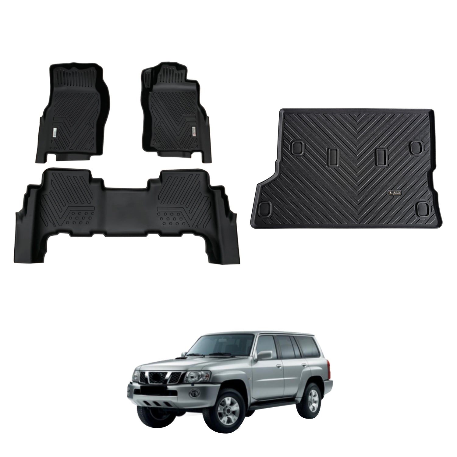 5D Car Floor Mats for Nissan Patrol GU Y61 1997-2015