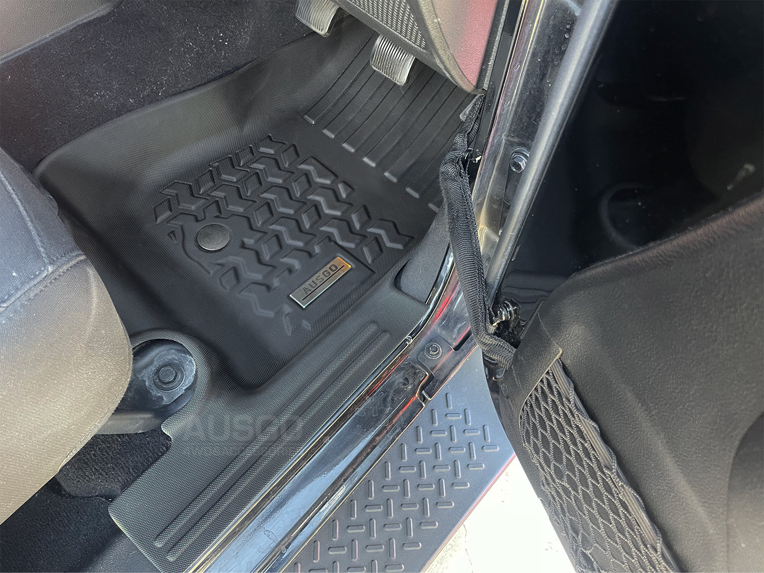 5D Car Floor Mats for Jeep Wrangler JK Series 2Door 2007-2018 Front 2PCS