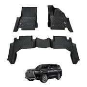 5D Car Floor Mats for LEXUS LX Series LX500d LX600 2021-Onwards