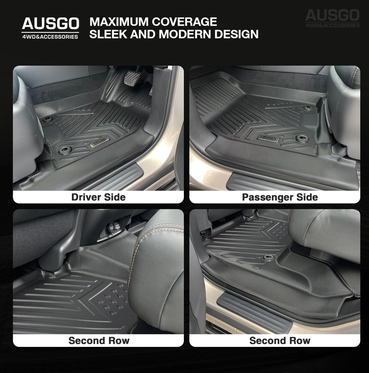 5D Car Floor Mats for Nissan Patrol Y62 2012-Onwards
