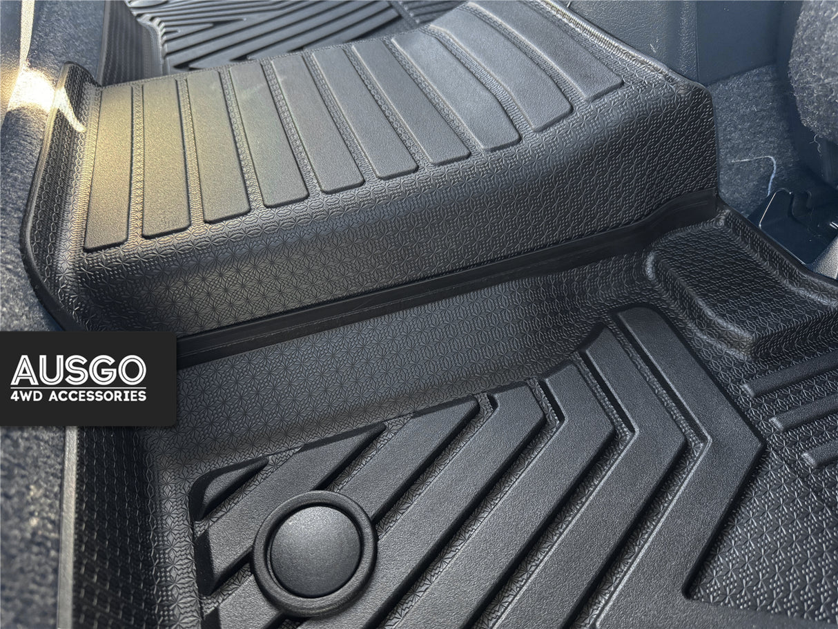 5D Injection Floor Mats for Toyota Hilux Dual Cab 2015-Onwards Auto Trans