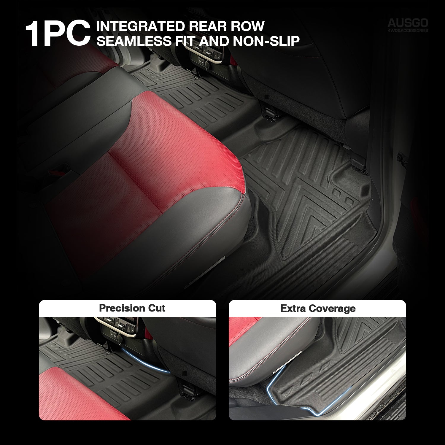 5D Car Floor Mats for Toyota Land Cruiser 300 Series 2021-Onwards