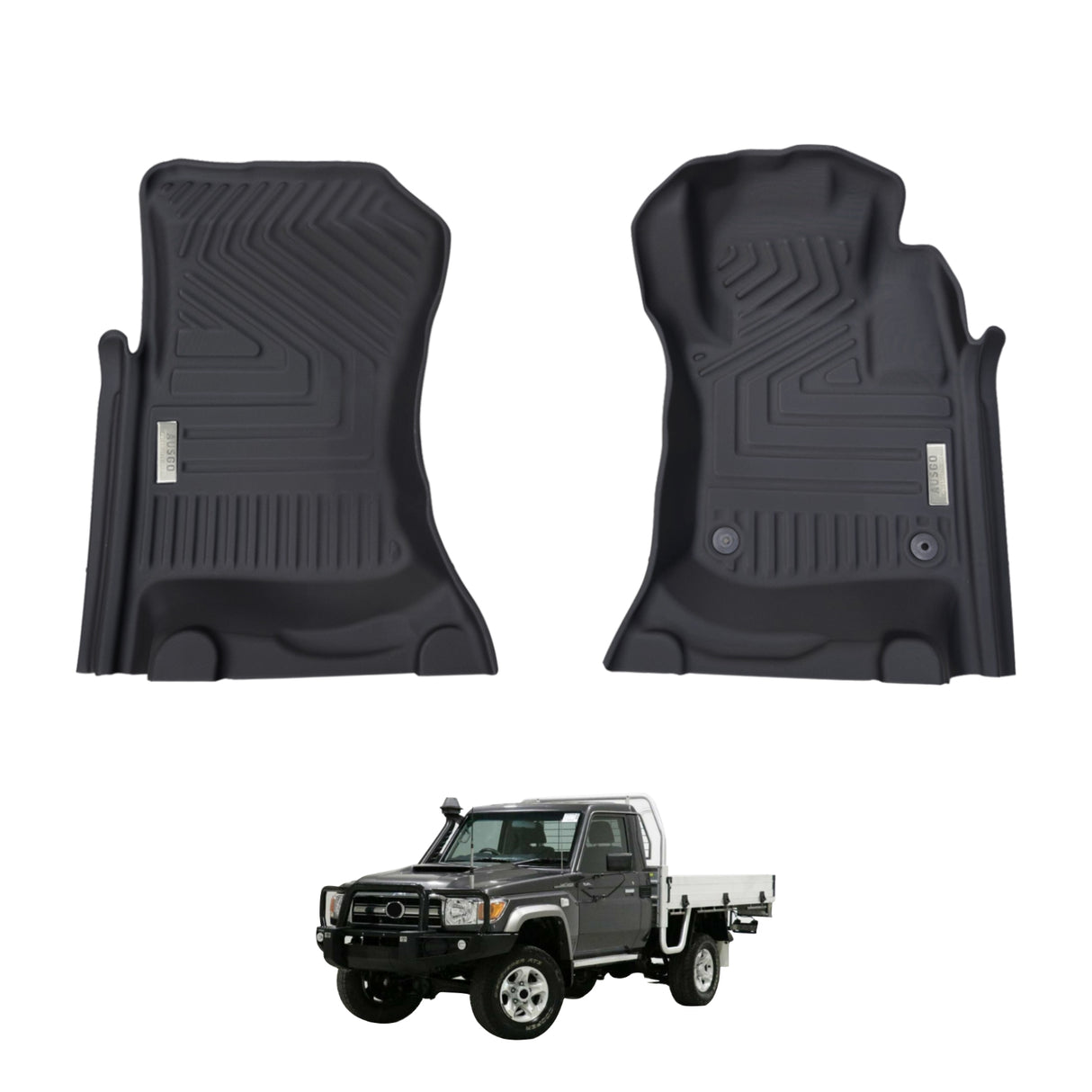5D Car Floor Mats for Toyota Land Cruiser 79 Series Single Cab 2016-Onwards