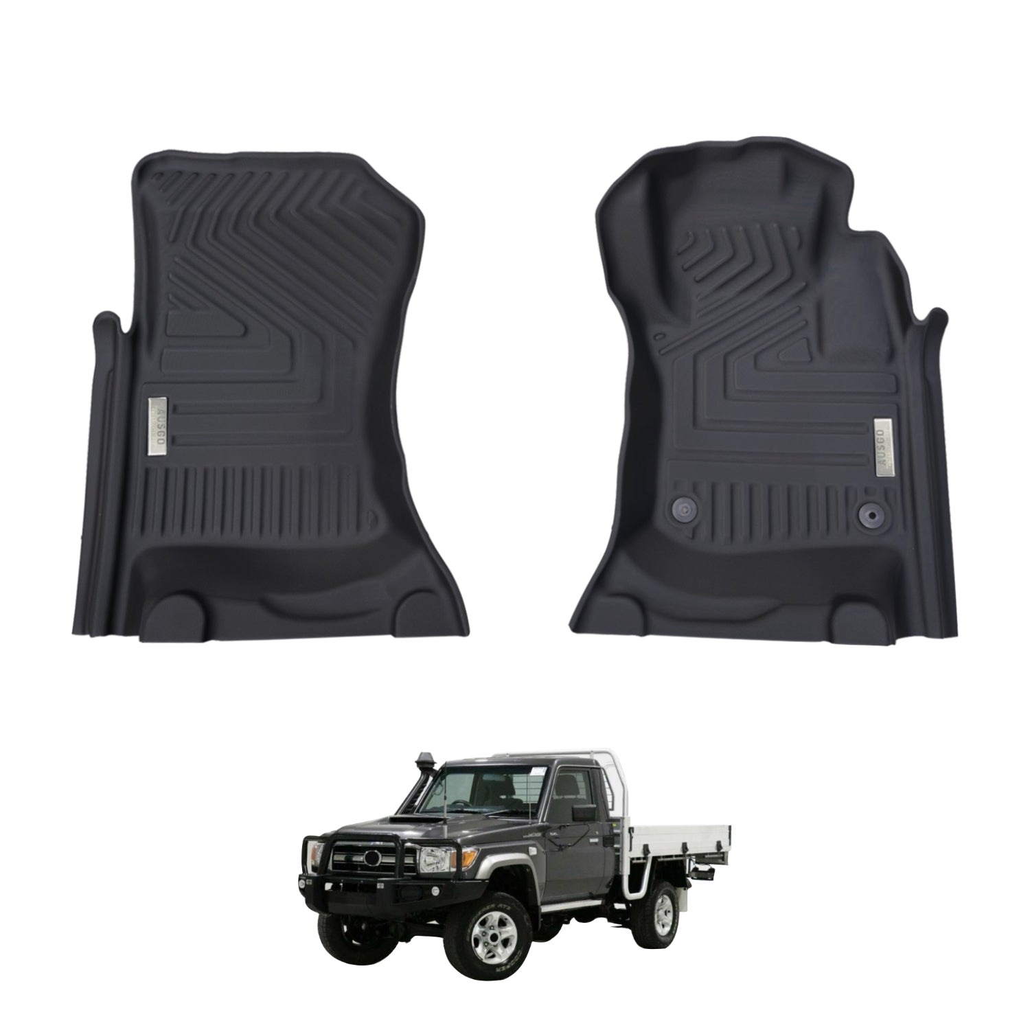 5D Car Floor Mats for Toyota Land Cruiser 79 Series Single Cab 2016-Onwards
