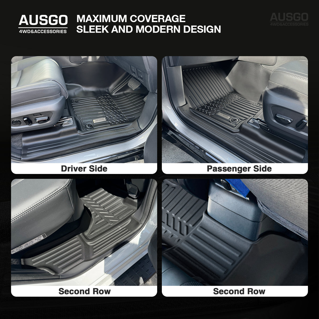 5D Car Floor Mats for Toyota Land Cruiser Prado 250 J250 LC250 2024-Onwards