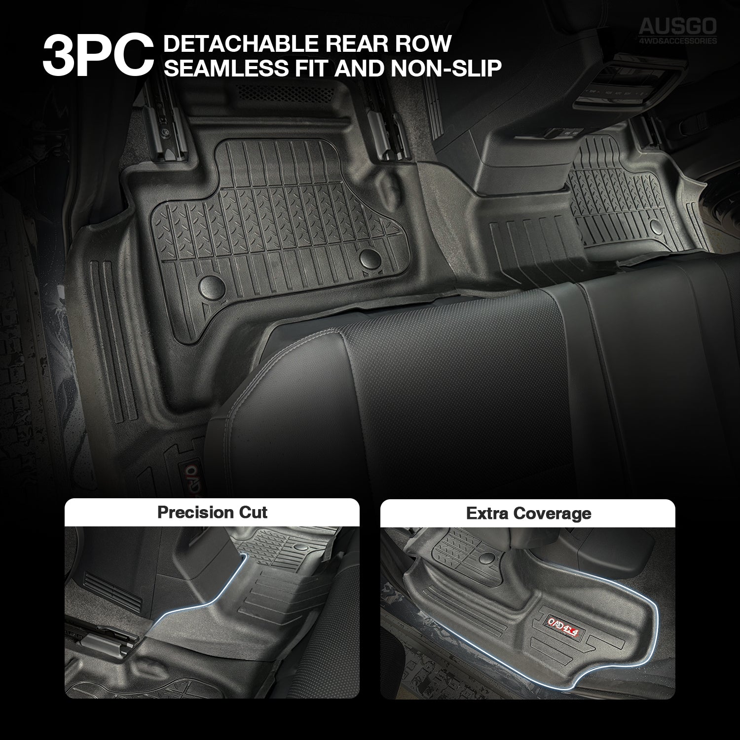 7D Injection Floor Mats for Toyota Land Cruiser Prado 250 Series LC250 2024-Onwards