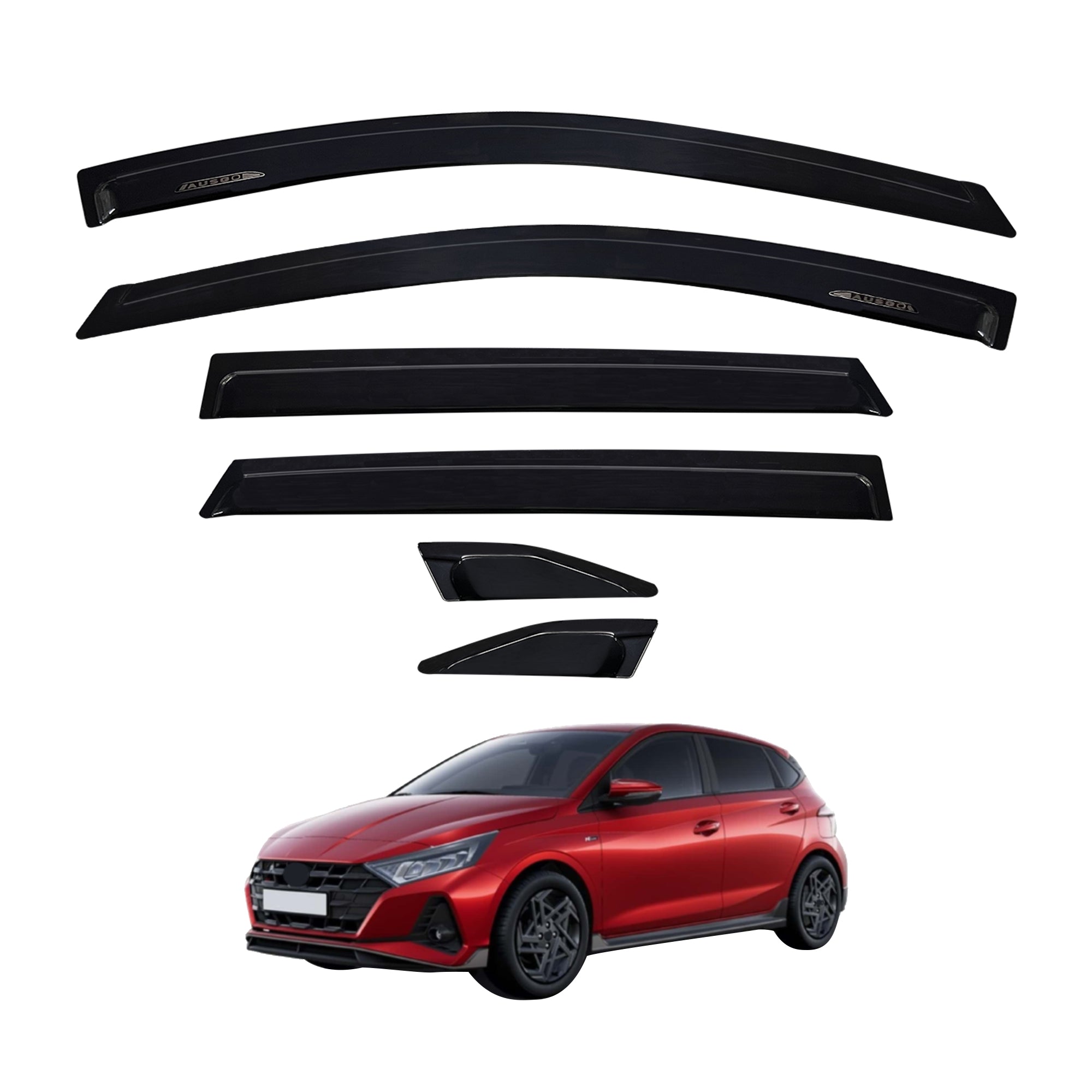 PRE-ORDER Luxury Weather Shields for Hyundai I20 Hatch 2024-Onwards