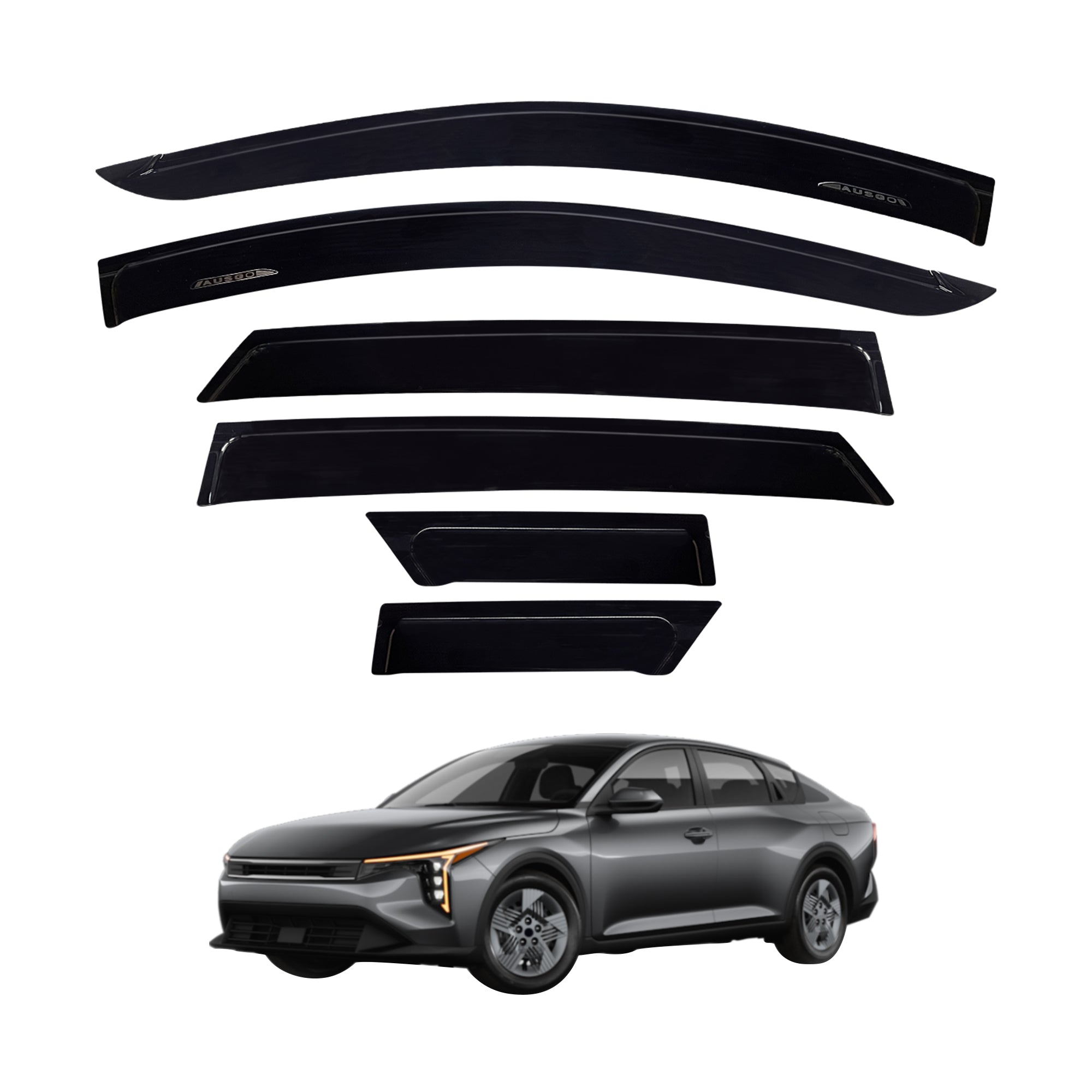 PRE-ORDER Luxury Weather Shields for KIA K4 2024-Onwards