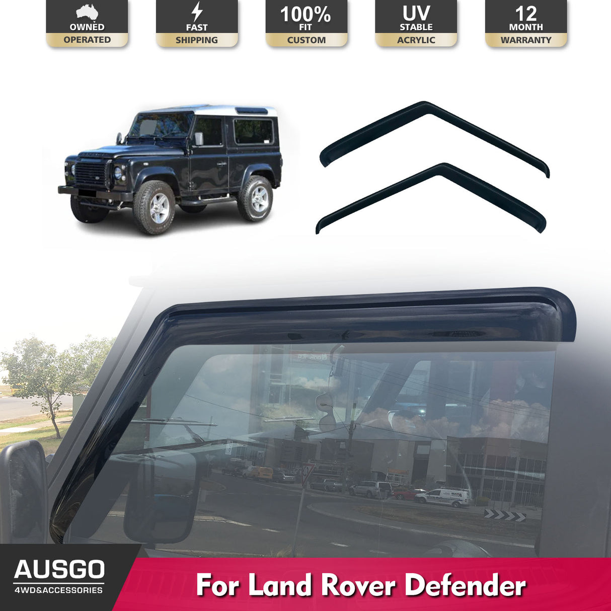 Weather Shields for Land Rover Defender 1993-2019