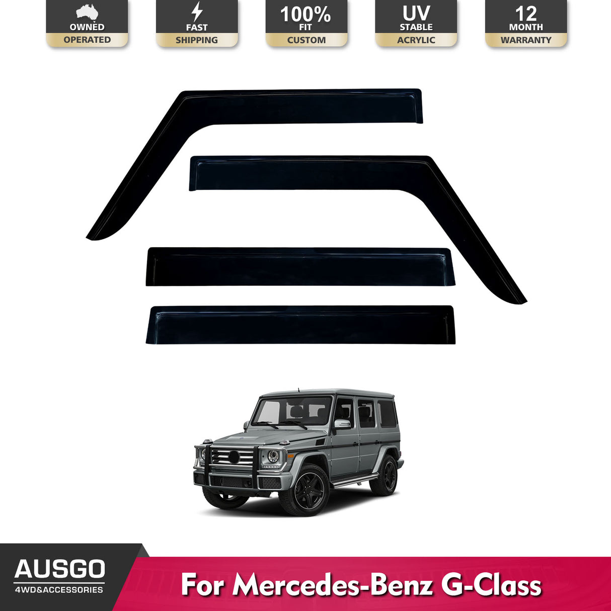 Weather Shields for Mercedes-Benz G-Class 2011-2018