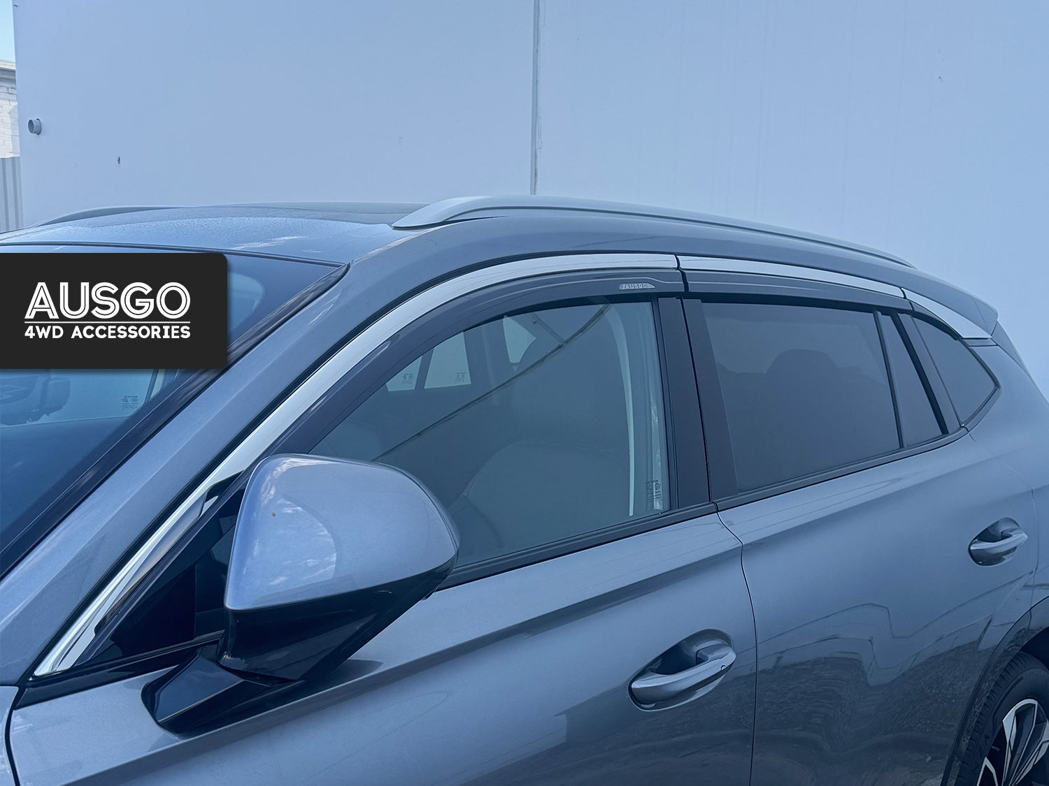 Stainless Trim Weather Shields for MG HS 2024-Onwards