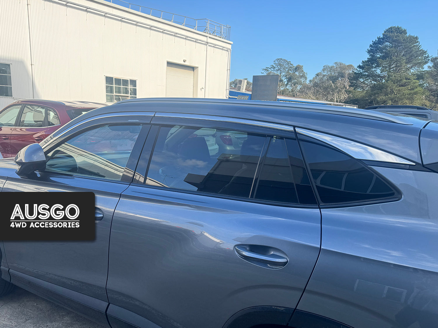 Stainless Trim Weather Shields for MG HS 2024-Onwards