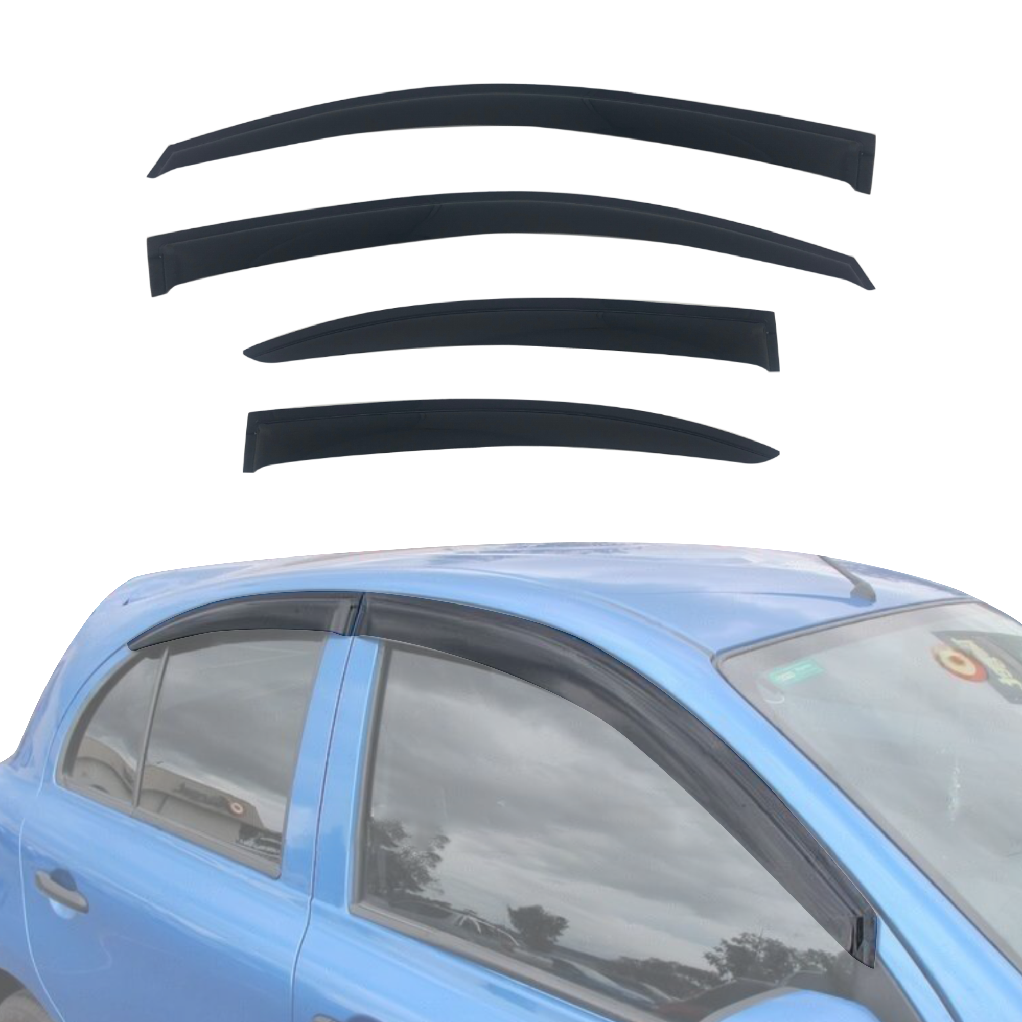 Weather Shields for Nissan Micra K13 2010-2016