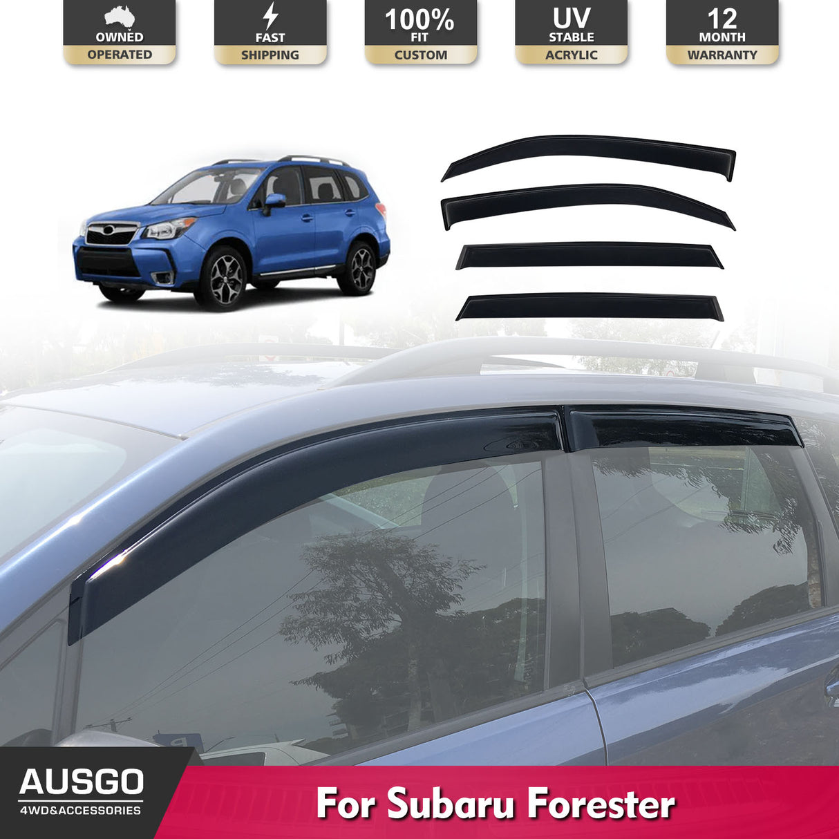 Weather Shields for Subaru Forester S4 2013-2018
