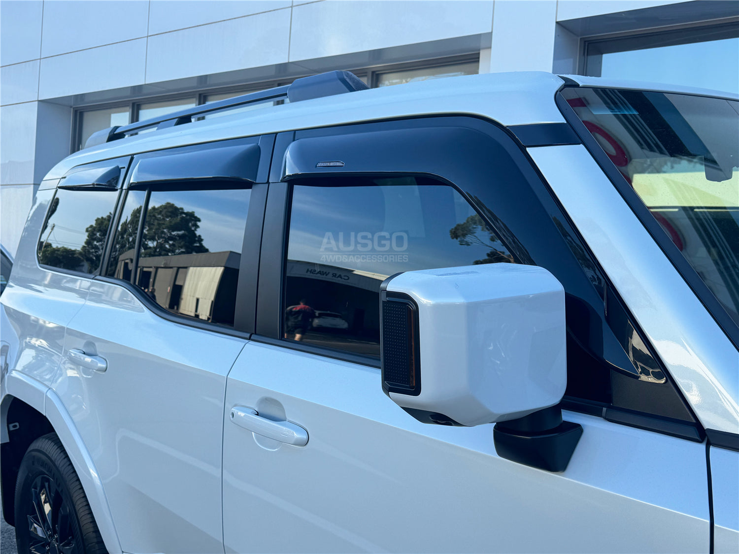 Wide Type Weather Shields + Bonnet Protector for Toyota Land Cruiser Prado 250 Series 2024-Onwards