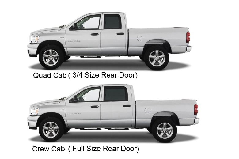 Luxury Weather Shields for RAM 1500 DS Series Quad Cab 2017-2022
