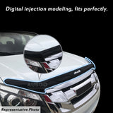 Injection Weather Shields + Bonnet Protector for ISUZU D-MAX DMAX Single / Extra Cab 2012-2016