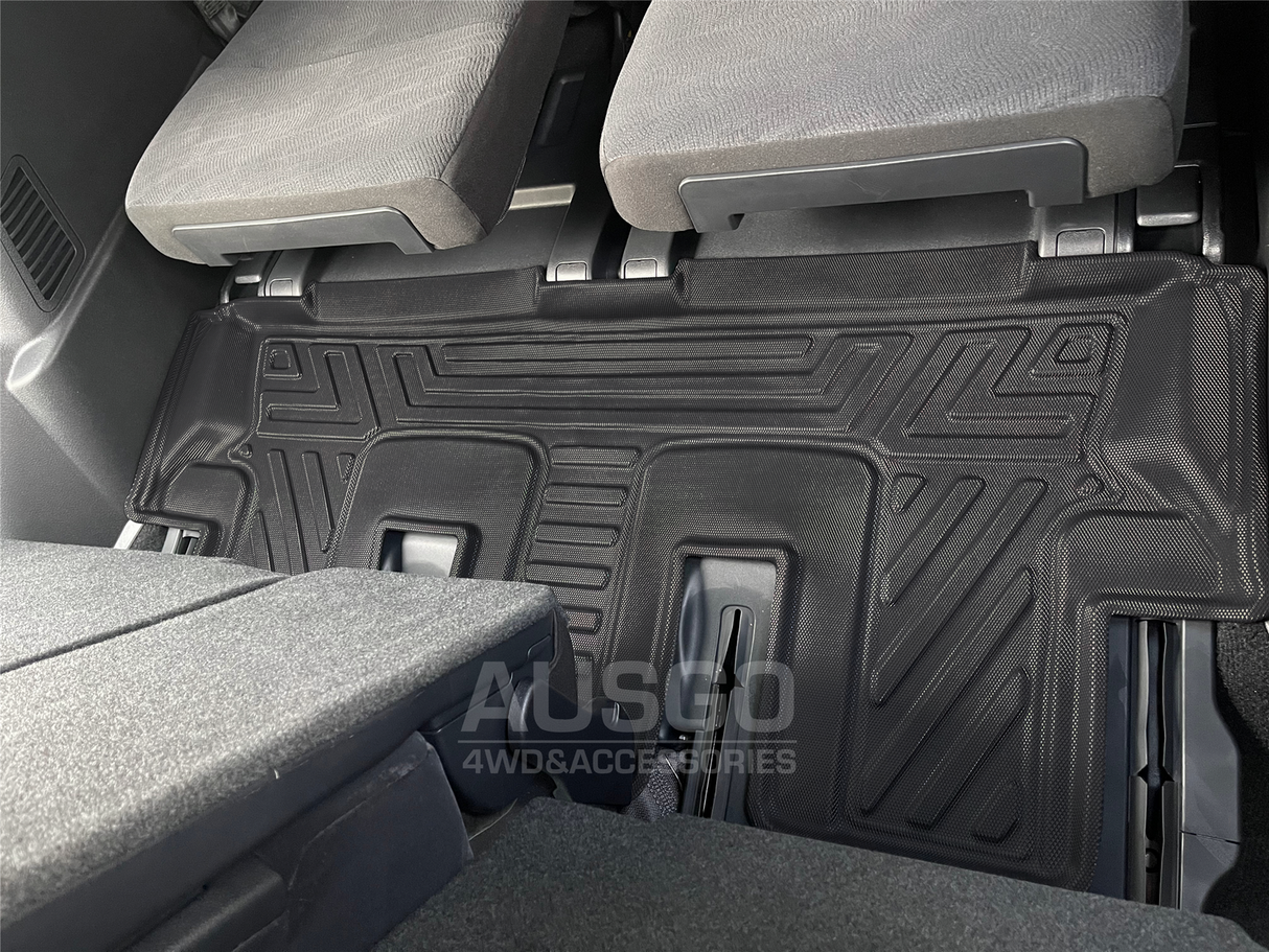 5D Moulded Car Floor Mats for Toyota LandCruiser Prado 150 Series 7 Seats 2009-Onward