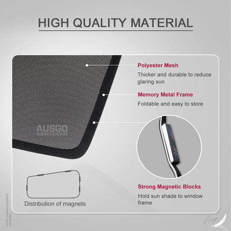 PRE-ORDER Magnetic Window Sun Shade for Nissan X-Trail Xtrail T32 2014-2022