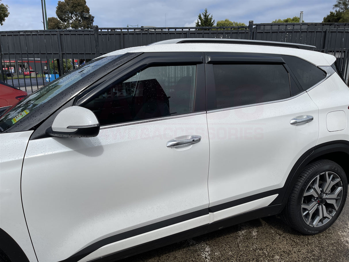 Luxury Weather Shields for KIA Seltos SP2 Series 2019-Onwards Weathershields Window Visors