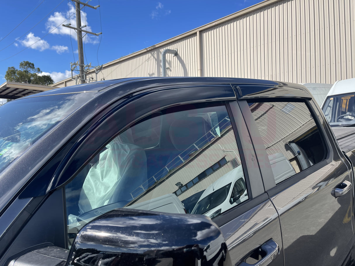 Luxury Weather Shields for RAM 1500 DT Series Crew Cab 2020-Onwards Weathershields Window Visors
