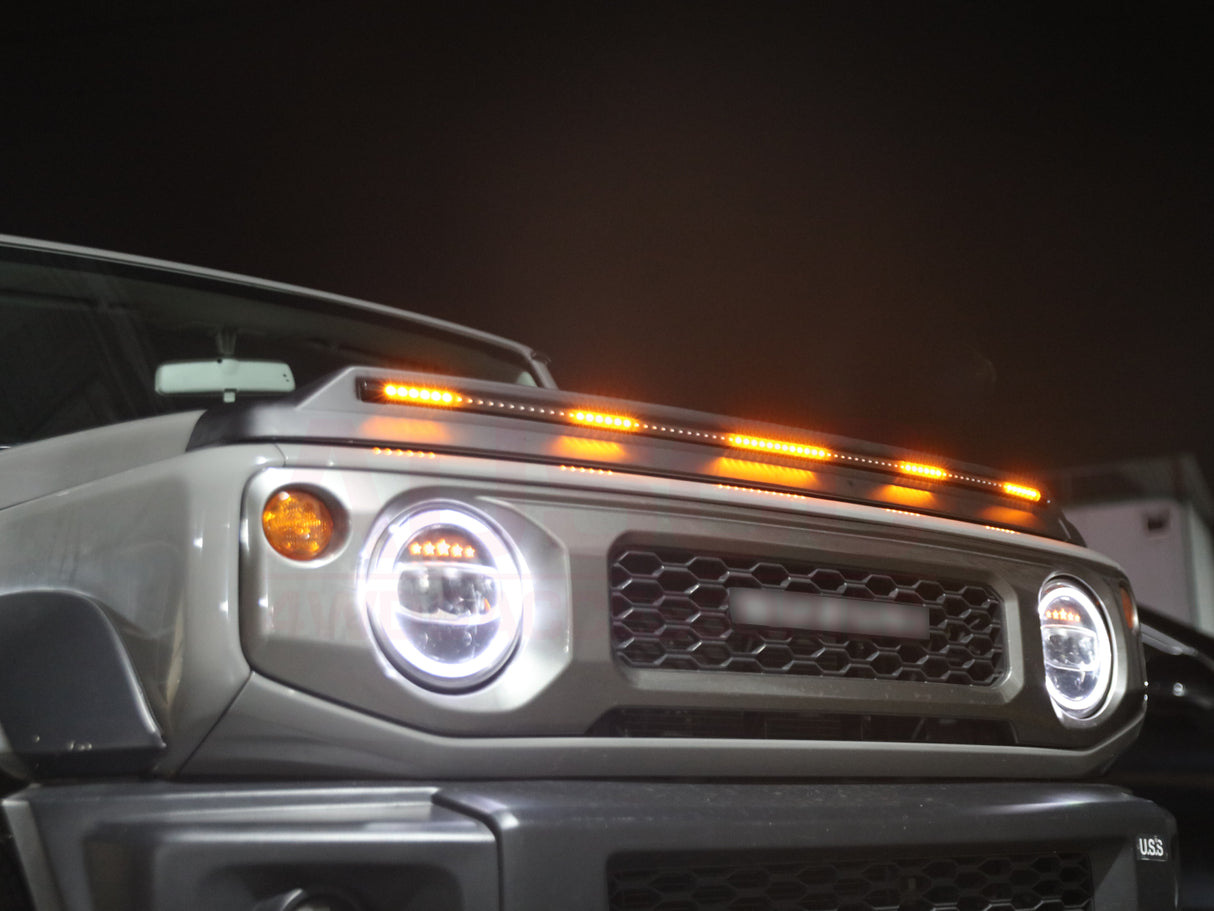 Bonnet Protector with LED Light for Suzuki Jimny 2018-Onwards