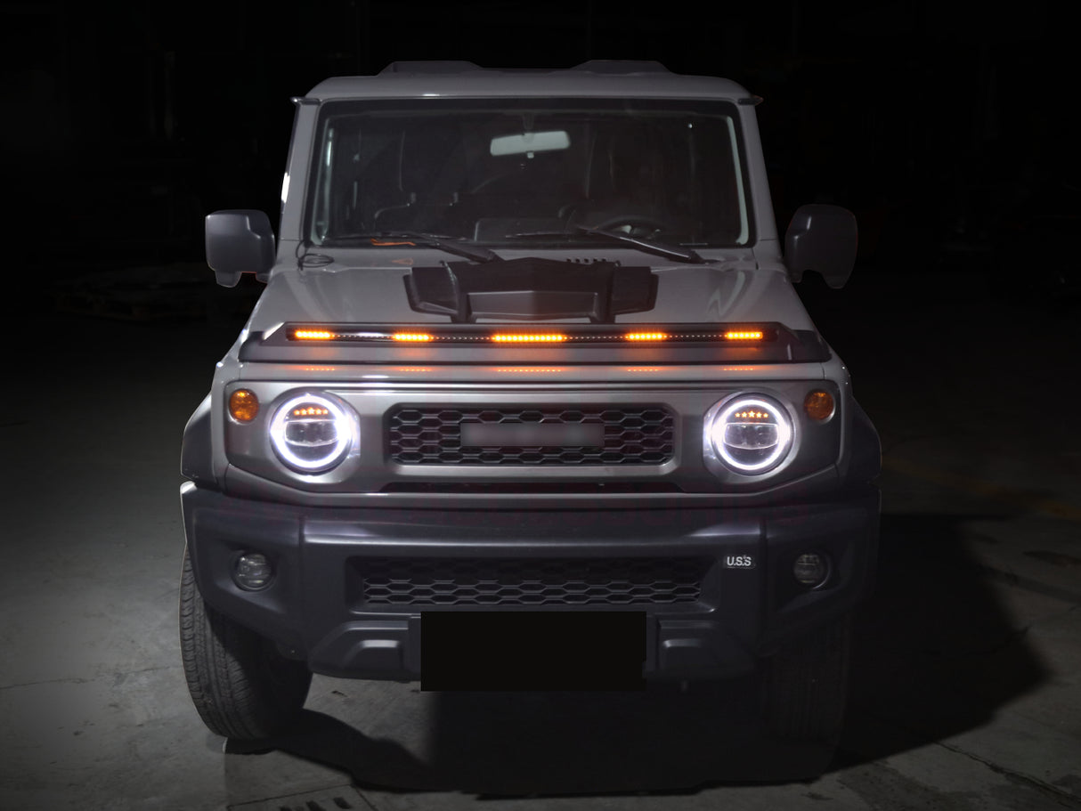 Bonnet Protector with LED Light for Suzuki Jimny 2018-Onwards