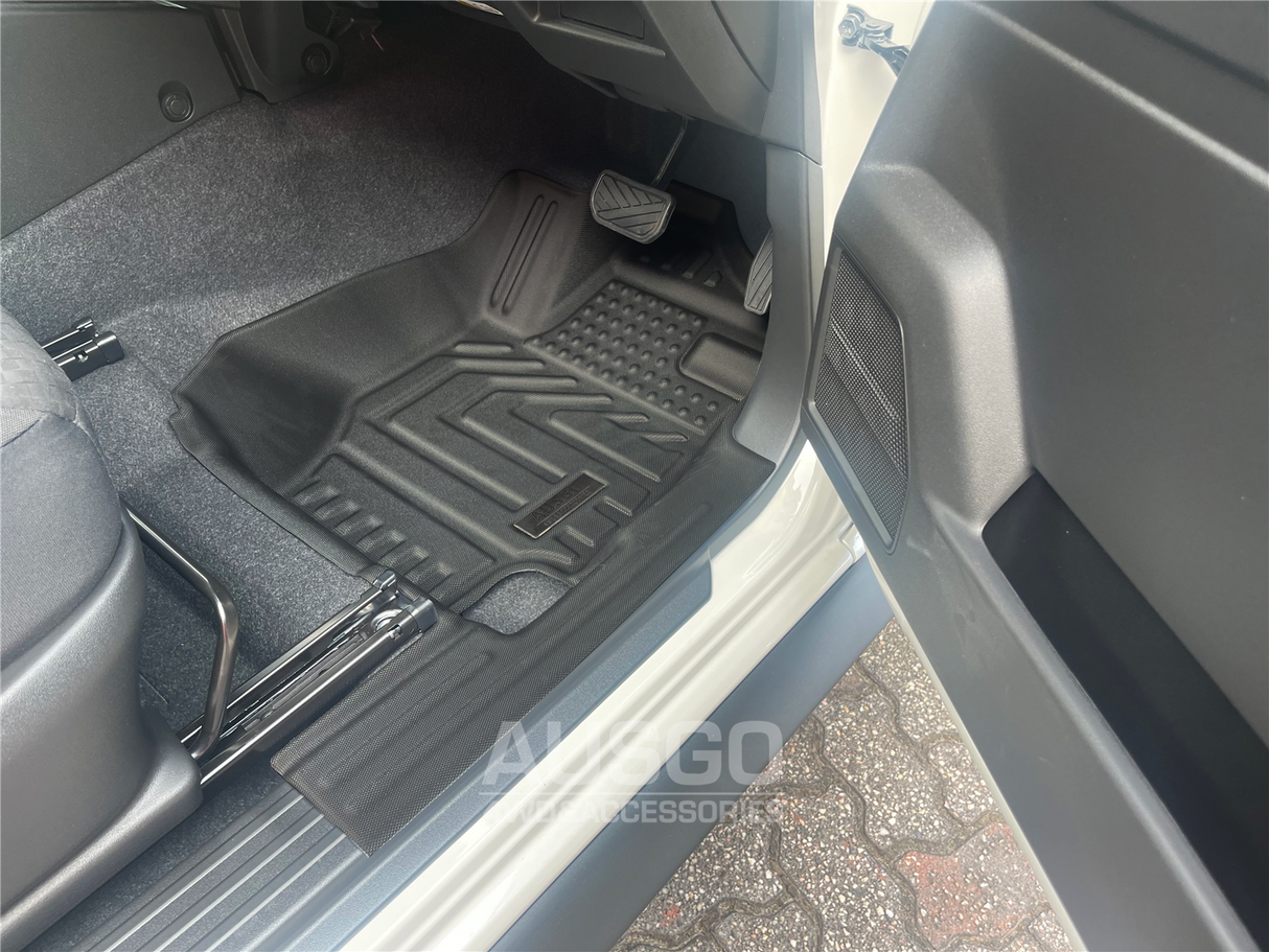 5D Moulded Car Floor Mats for Suzuki Jimny 3Door Auto Transmission 2018-Onwards Front Row Only