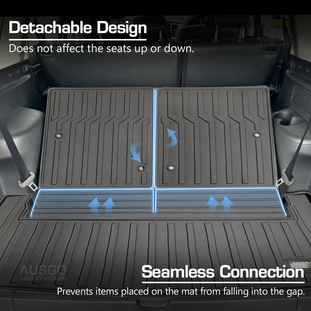 Boot Liner for Mitsubishi Pajero Sport 2015-Onwards 7 Seats