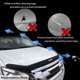 Injection Weather Shields + Bonnet Protector for ISUZU D-MAX DMAX Dual Cab 2012-2016