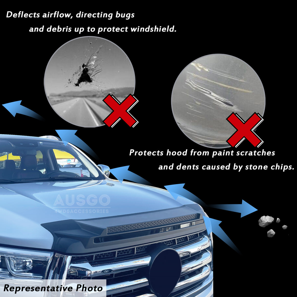 Weather Shields + Bonnet Protector for GWM Cannon 2020-Onwards