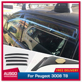 Weather Shields for Peugeot 3008 T8 2010-2016 Weathershields Window Visors