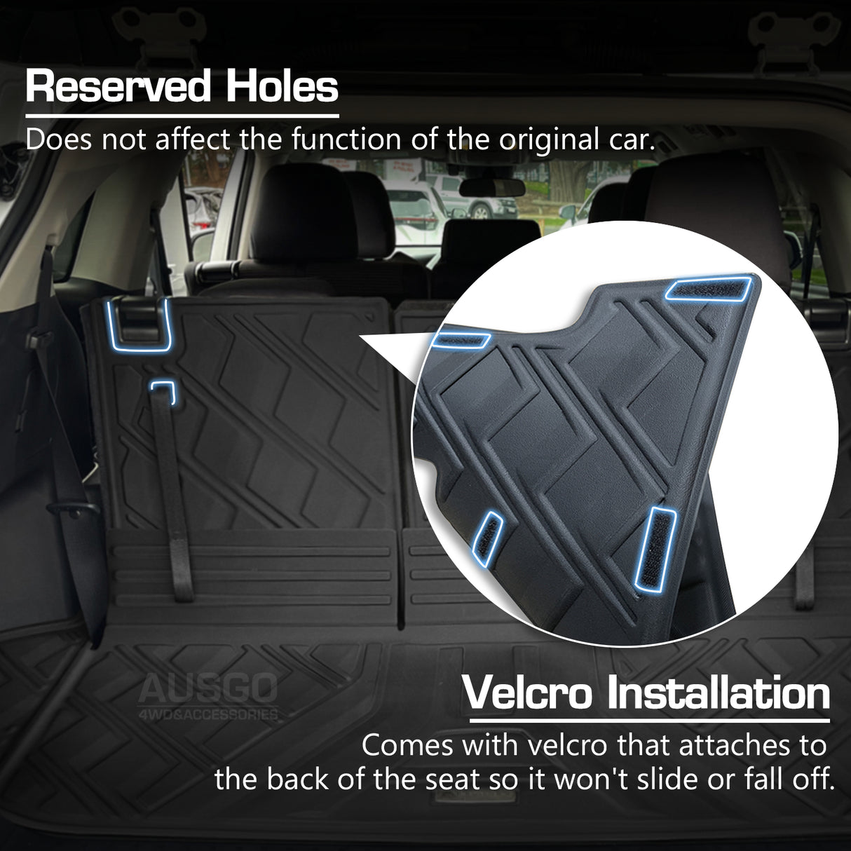 Double-Layer Car Floor Mats for Toyota Kluger 2021-Onwards