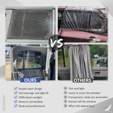 4PCS Camping Window Sox Sun Shade with Storage Bag Sunshade for Jeep Gladiator 2020-Onwards