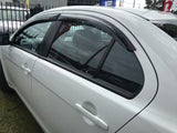 Weather Shields for Mitsubishi Lancer CJ Series Sedan 2007-Onwards