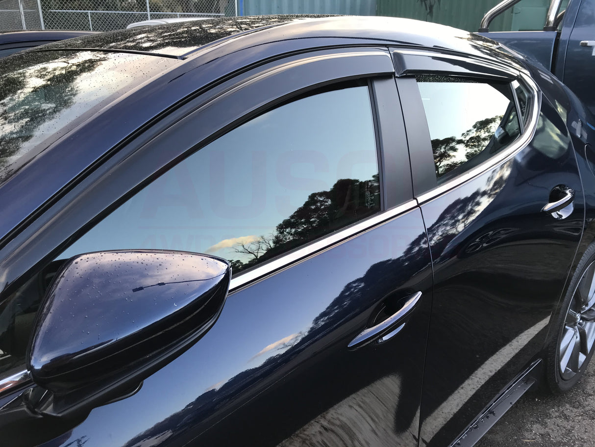 Luxury Weather Shields for Mazda 3 BP Series Hatch 2019-Onwards