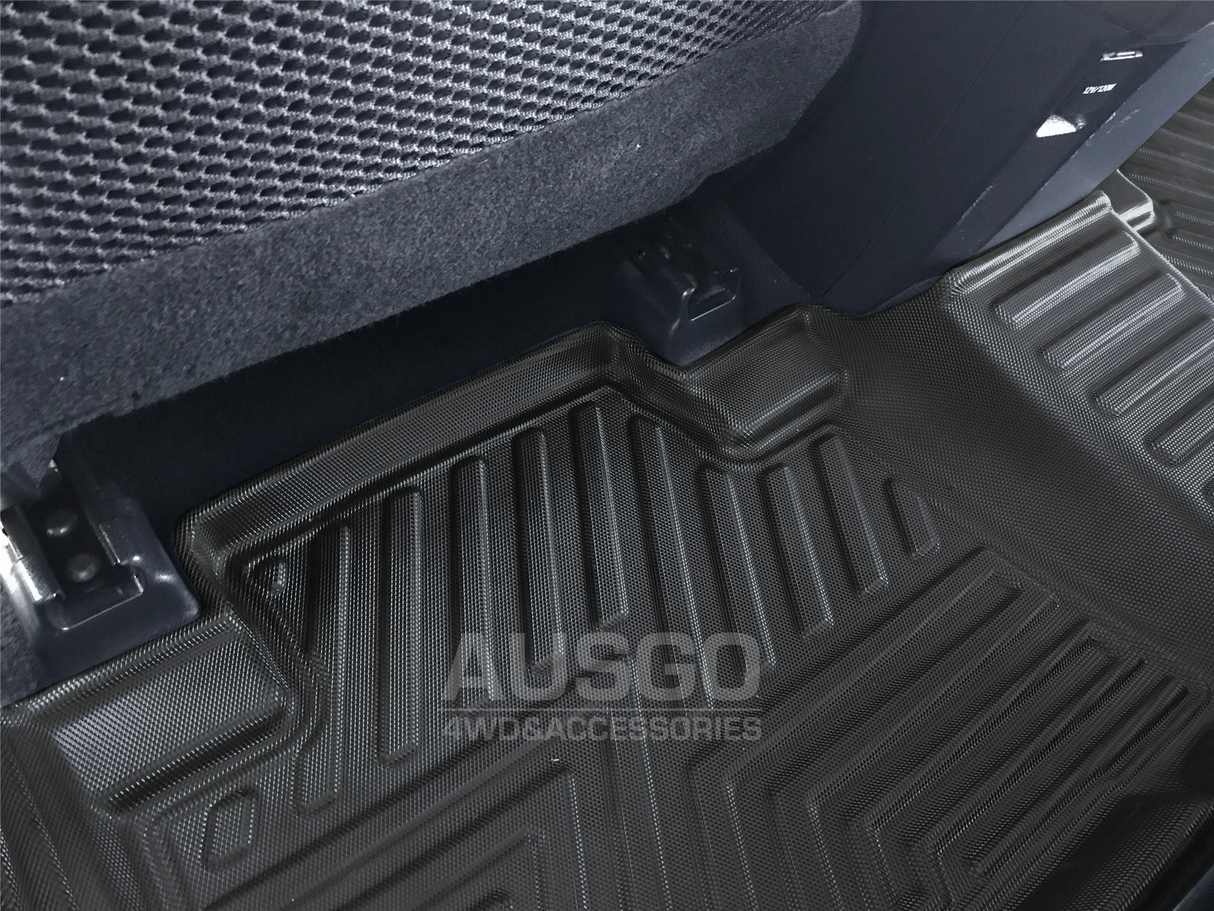 5D Moulded Car Floor Mats for Toyota LandCruiser Prado 150 Series 7 Seats 2009-Onward