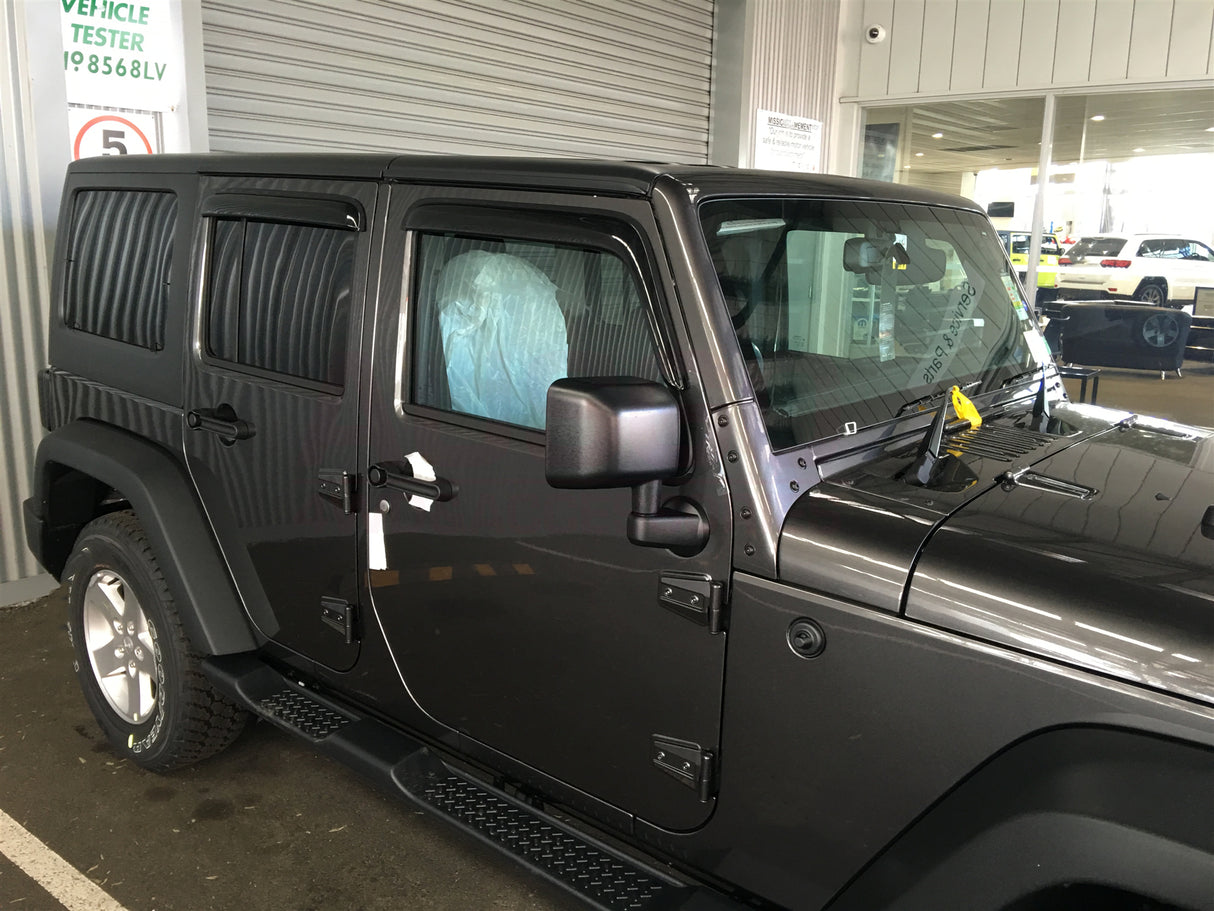 Luxury Weather Shields for Jeep Wrangler JL Series 4Door 2018-Onwards