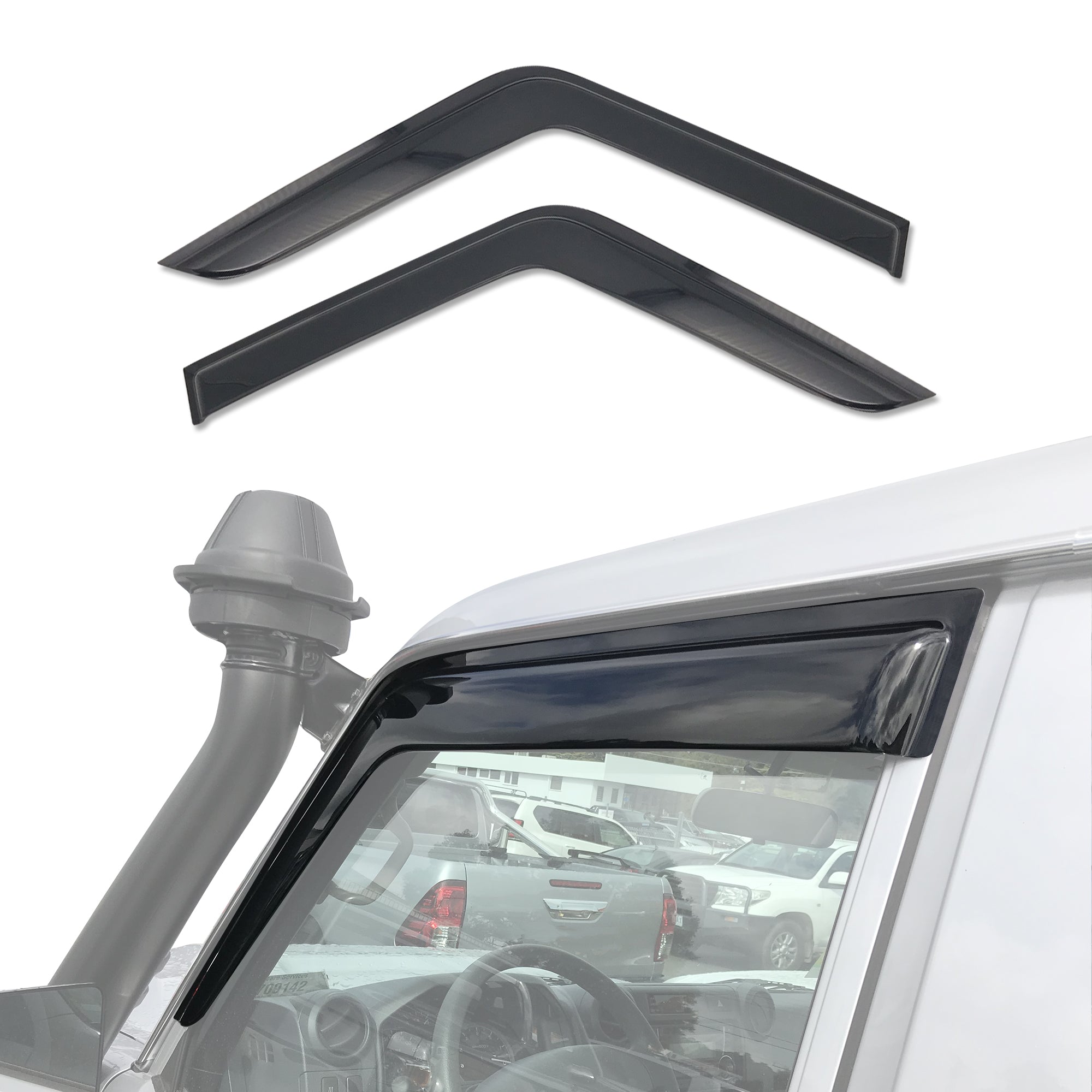 Luxury Weather Shields for Toyota Land Cruiser 70 76 78 79 Series