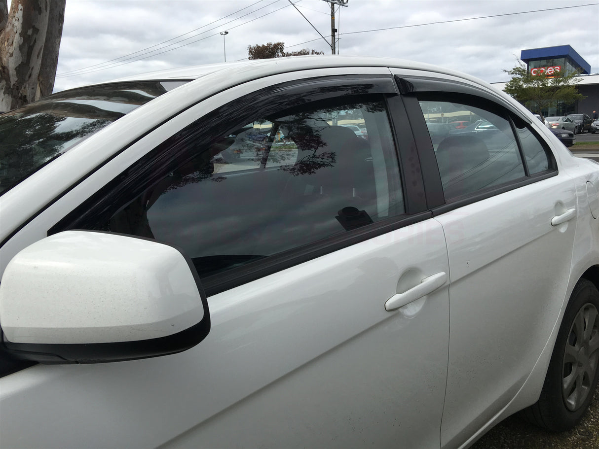 Weather Shields for Mitsubishi Lancer CJ Series Sedan 2007-Onwards