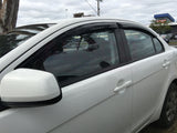 Weather Shields for Mitsubishi Lancer Sedan 2007-Onwards