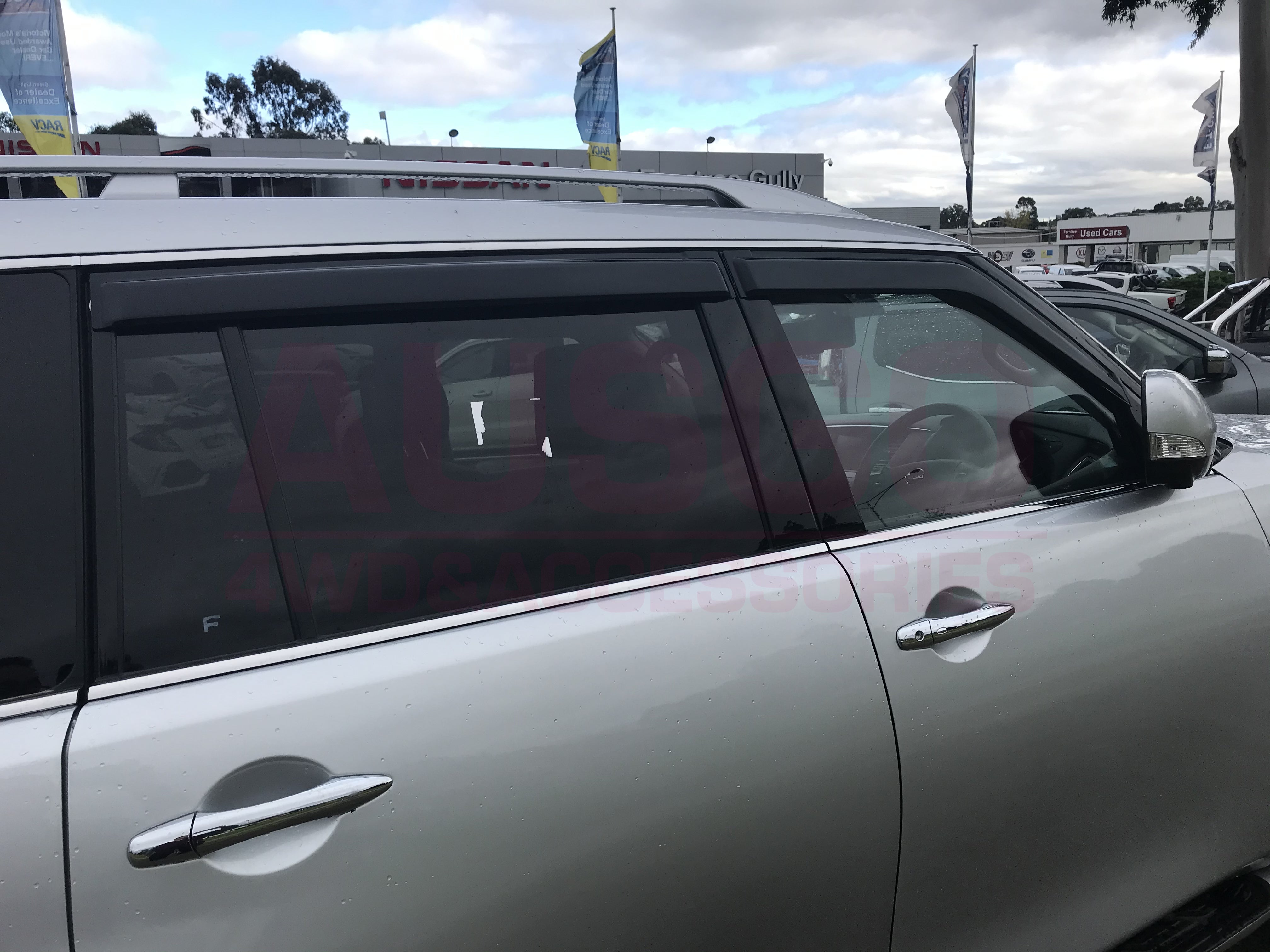 Weather Shields + Bonnet Protector for Nissan Patrol Y62 2012-2019