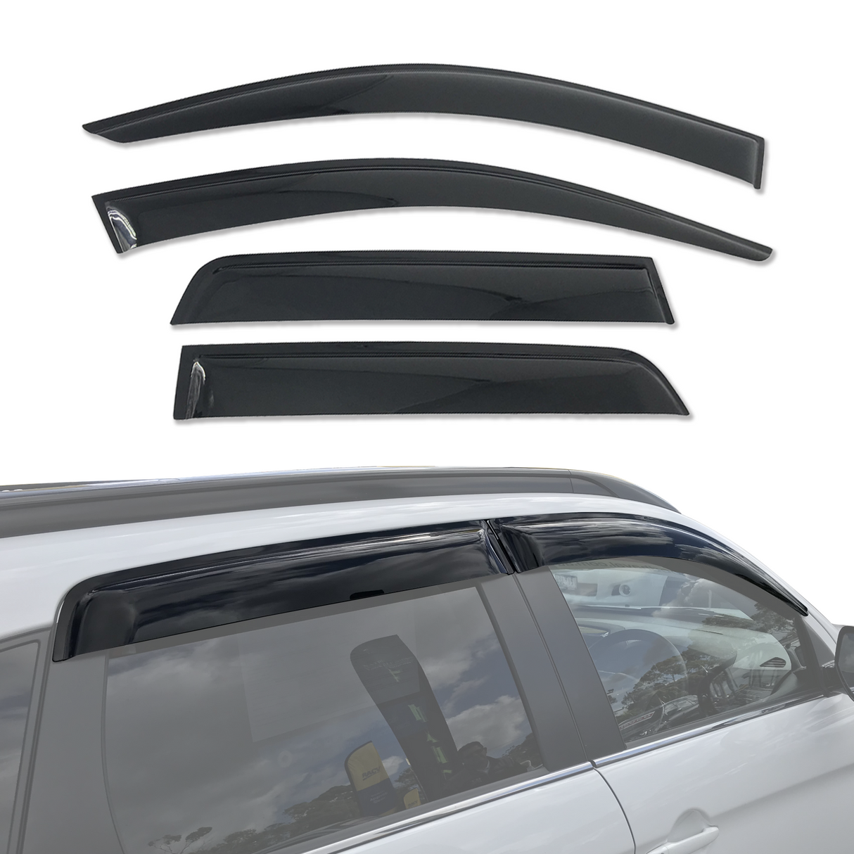 Weather Shields for Mitsubishi ASX 2010-Onwards