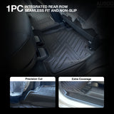 Floor Mats + Black Door Sill Protector for ISUZU MUX MU-X 2021-Onwards