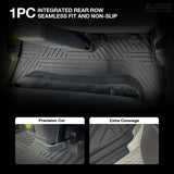 5D Moulded Car Floor Mats for Toyota LandCruiser 76 Series LC76 2012-2023