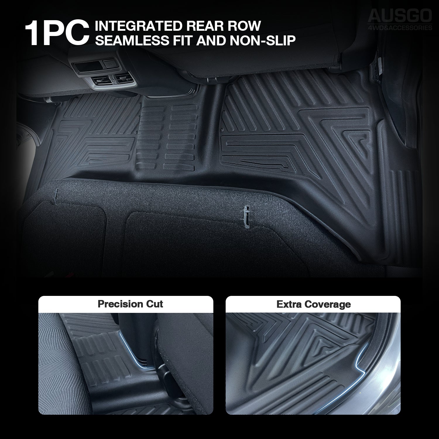 5D Car Floor Mats for ISUZU D-MAX DMAX Dual Cab 2020-Onwards